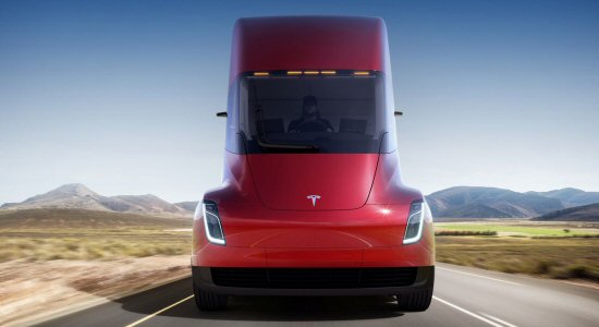Tesla Semi Truck Red - MAT Foundry